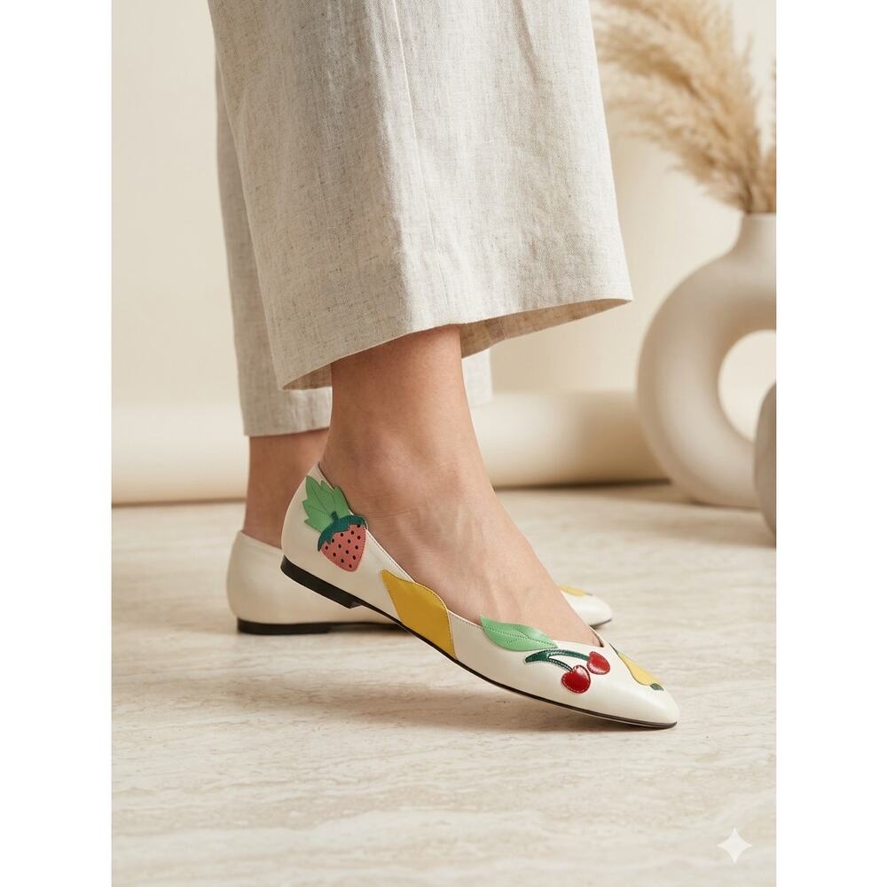 Vintage Paradox by Zalo Fruit Flats- Size 8.5